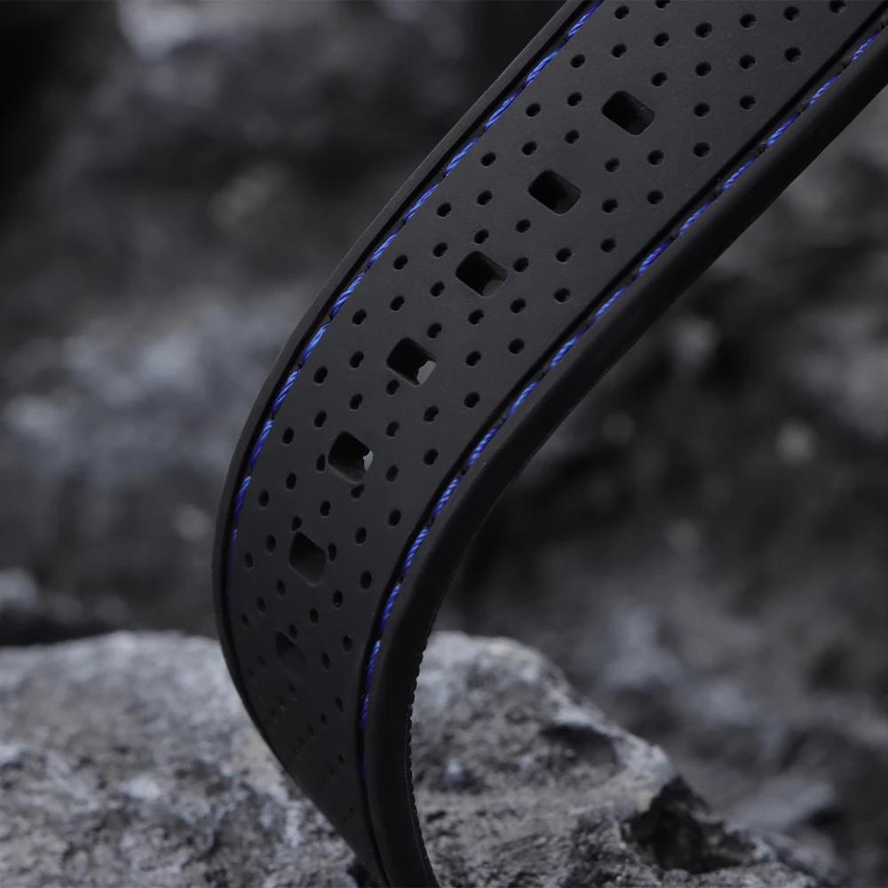 20 мм 22 мм Дайверский ремешок для Omega для Seiko для Samsung Мужской Женский Резиновый Мягкий Силиконовый Спортивный Браслет для Rolex Часовой Ремешок Инструменты