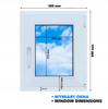 Pvc Window Golden Oak 50X60 Right New 500X600 Mm Tilt And Turn Double-Glazed