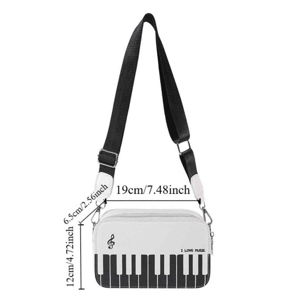 Винтажная сумка через плечо в виде пианино, модная сумка из искусственной ПУ кожи, трендовая мини-квадратная сумка для девочек