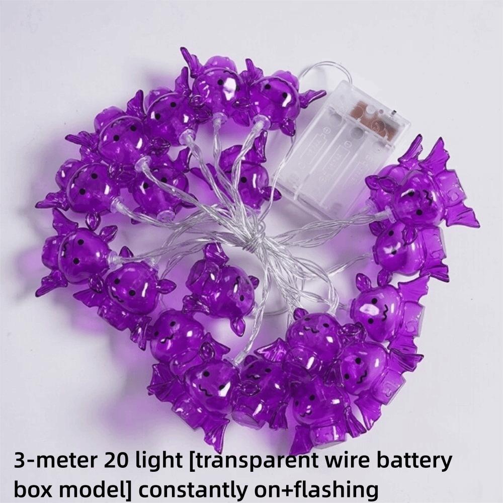 Halloween Themed LED Halloween String Lights Spider Shaped LED String Lights  Indoor Display
