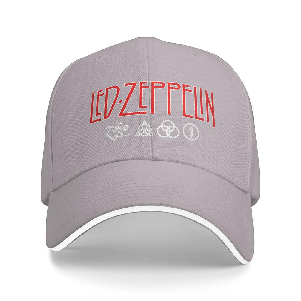 Кепка-бейсболка Led Zeppelin US Tour 1975 y2k Ретро Унисекс Подростки Тракер Кепка от солнца Для улицы Спортзал Бейсболки