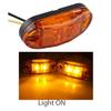 Fushengda 4 шт /24 В Пиранья Автомобиль Грузовик Прицеп Применение Светодиодный Боковой Габаритный Фонарь Указатель Поворота Лампа Лампочка для Грузовика Янтарный Ночной Стоп