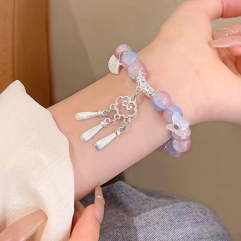 8 холодных браслетов-бабочек для женского нишевого дизайна, милые и универсальные студенческие браслеты.