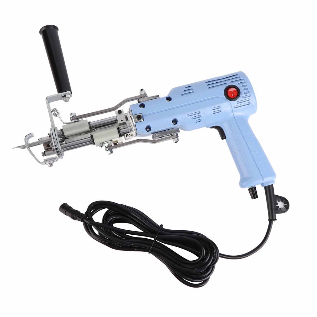 Rug Tufting Gun 2 In 1 Built In Motor 360 Degrees  Adjustable Speed 200W Carpet Weaving Flocking Gun