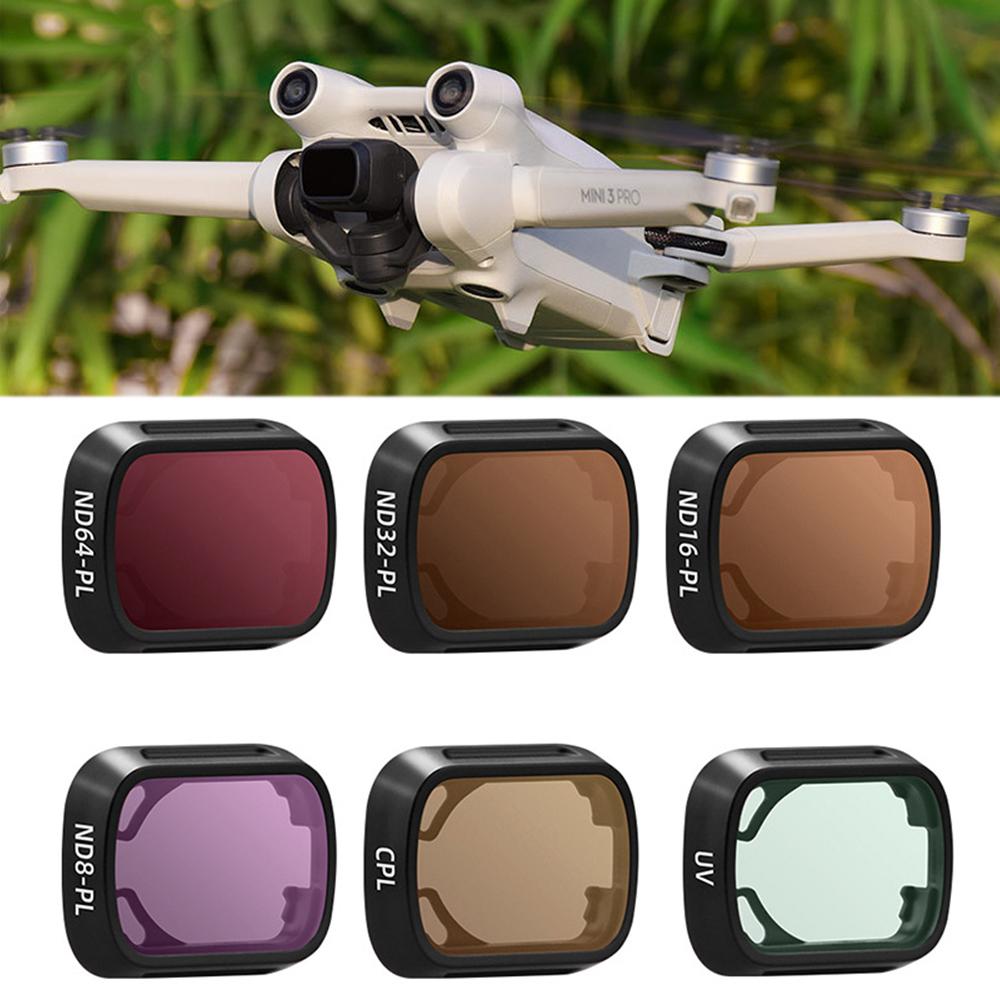 6 Pcs ND Filter Set Compatible with DJI Mini 3/Mini 3 Pro Multi-Coated HD Glass