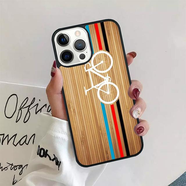 Чехол-ракушка для iPhone 17 Air 15 16 14 13 12 Pro Max 11 Pro Max Plus с изображением велосипедиста на шоссейном велосипеде