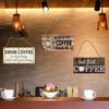 Sign Plaque Decorative Elements Door Smooth Edge Wooden Coffee Pendant for Cafe Shop