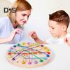 1 набор для детей, игра по распутыванию веревок, настольная игра, развивающая логическое мышление, интерактивная обучающая игрушка для распутывания эластичных веревок