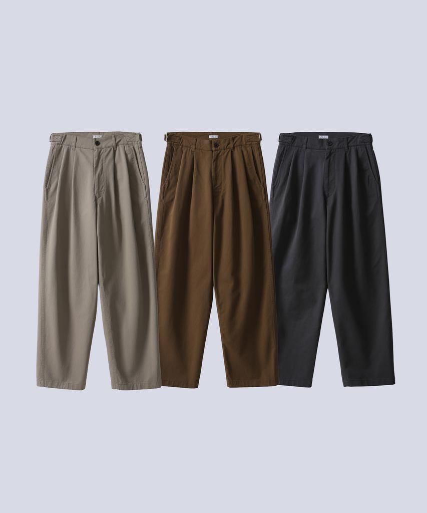 WOULDBE Two-Tuck Chino Pants