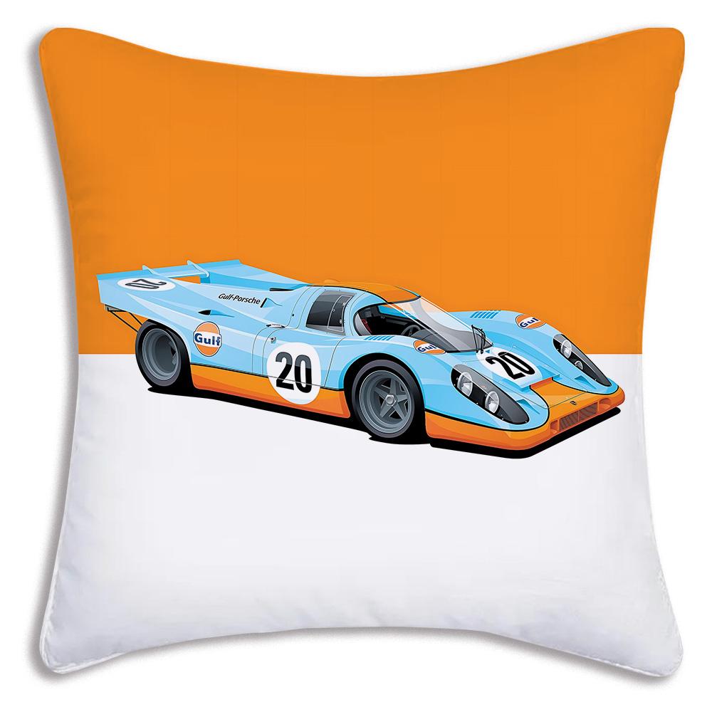 Чехлы на подушки Racing For Gulfs Мультяшные Декоративные для дивана Домашние Двусторонние Короткий плюш Милый Чехол для подушки