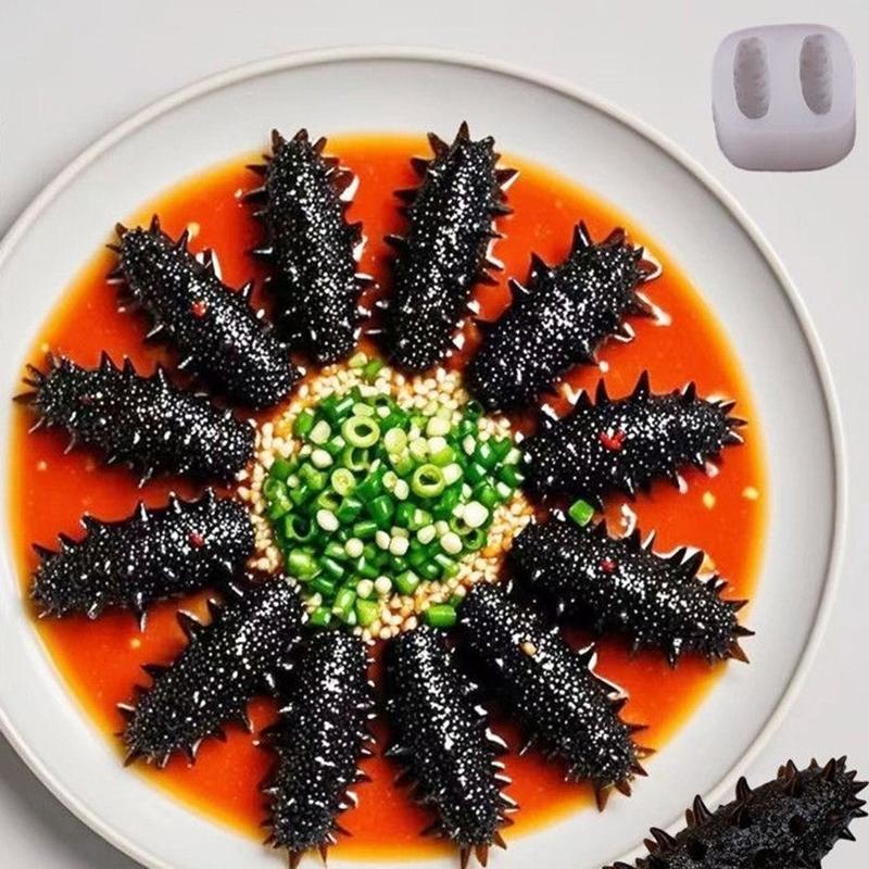 3D Силиконовая форма для мастики Абалон/Морской огурец, Форма для желе, шоколада, DIY, Глиняные формы для свечей, Инструмент для украшения торта, Форма для выпечки