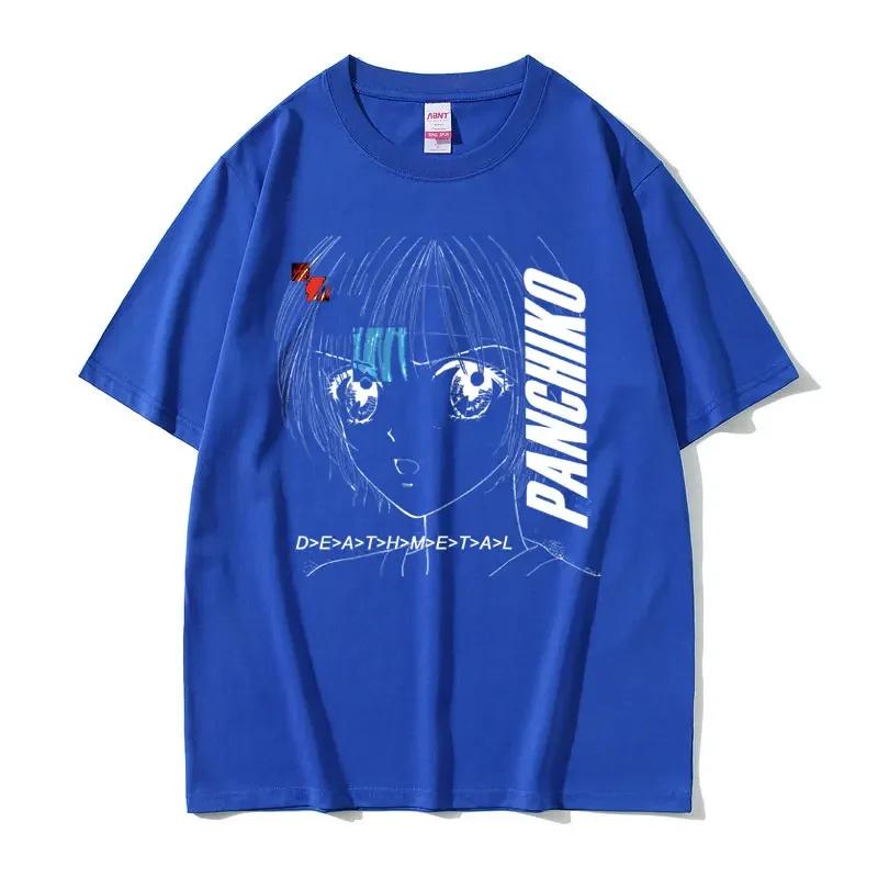 Rock Band Panchiko DEATHMETAL Album Graphic Print Tshirt Unisex Unisex Vintage Casual Tshirts Male Oversized Tees Gothic Streetwear