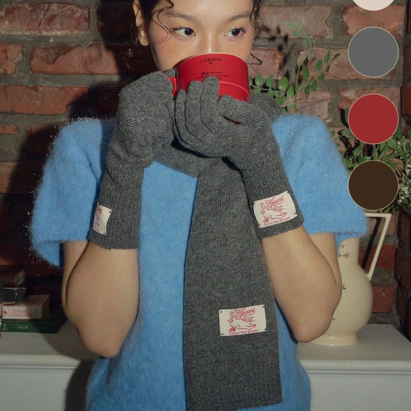 Heeari Host Winter Muffler & Gloves (4 Colors)