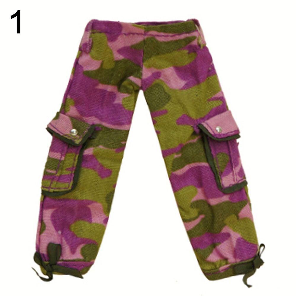 Мода для куклы OB22 Повседневная одежда Цветочные джинсы Одежда Аксессуары Кожаные брюки Кукольные брюки