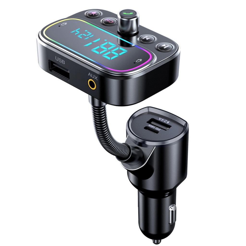 Bluetooth FM-передатчик 3 порта USB Музыка без потерь Беспроводной FM-передатчик Hands-Free
