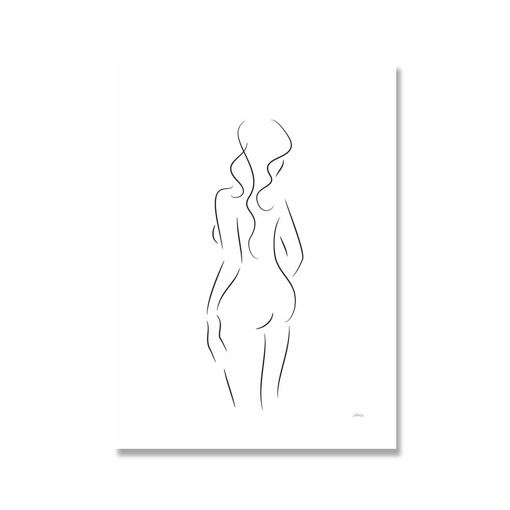 Принт пара настенное искусство холст живопись рисунок линией пара рука любовь поцелуй плакаты и принты скандинавские картины декор гостиная