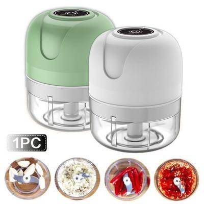 1 шт., мини-электрический измельчитель чеснока, 100 мл, пресс для чеснока, овощной, чили, мясо, давилка для чеснока, USB