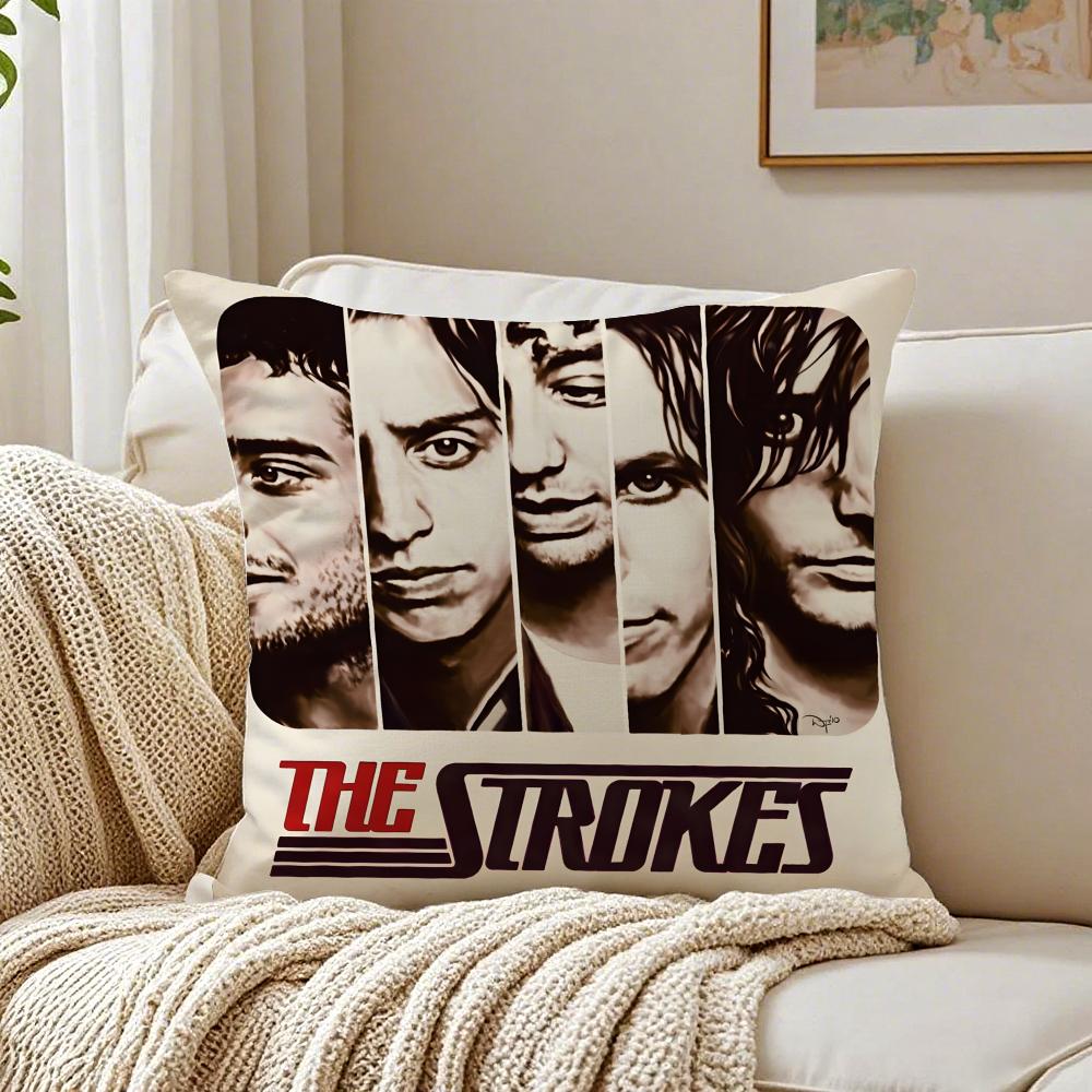 Музыка Инди-рок The SStrokes Наволочка Подушка Антипылевой клещ Гостиная Диван Декор Подушка Комната