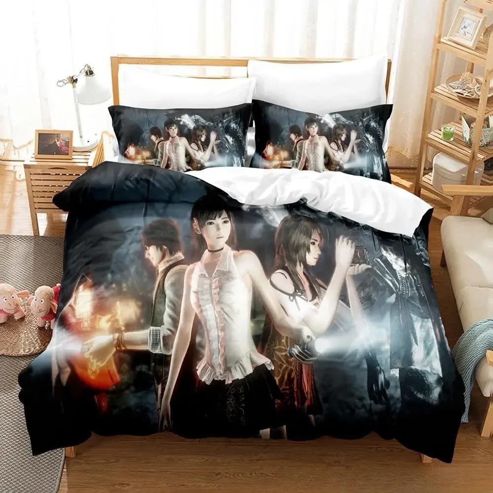 FATAL FRAME Комплект постельного белья Single Twin Full Queen King Size Комплект постельного белья для взрослых и детей, комплект простыней с игровым аниме
