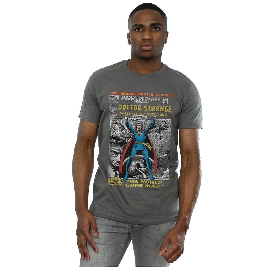 Marvel Mens Doctor Strange Comic Cover T-Shirt