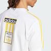 Adidas Originals Adicolor Adibreak Striped Patchwork Loose Sport Tee Men Tops Yellow White IU2360