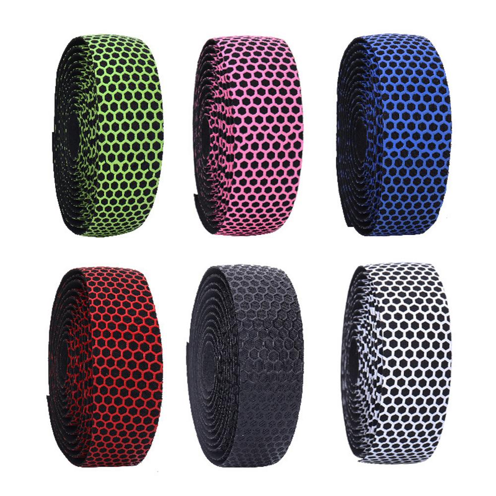 1 Pair Silica Gel Absorption Anti-slip MTB Tape Wrap Road Bicycle Bike Handlebar
