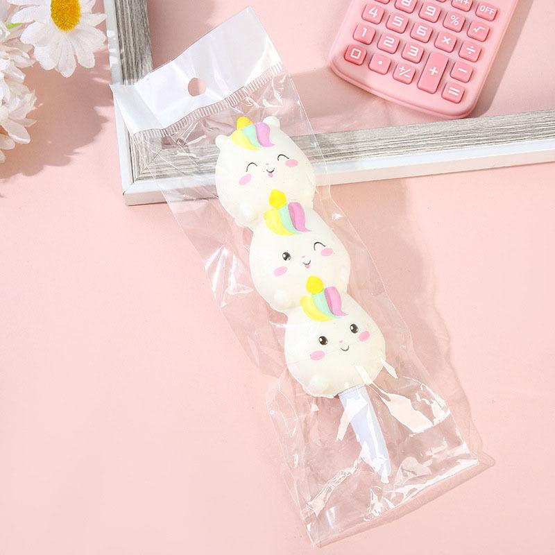1 шт. Милая мягкая гелевая ручка Kawaii, канцелярские принадлежности для декомпрессии, креативная милая мультяшная ручка, офисные школьные принадлежности