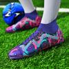 Unisex Football Shoes Long-nails Graffiti Training Artificial Captain Outdoor Sports Training Boys Football Shoes for Kids