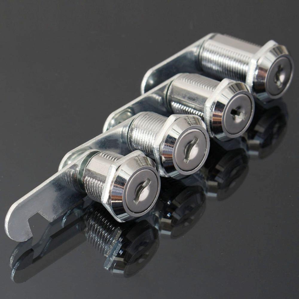 1Pcs Cabinet Door Drawer With 2 Plastic Keys Furniture Hardware Pannlart Locker Padlock
