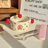 Миска для лапши быстрого приготовления с крышкой и ложкой Керамическая большая миска Высококачественная миска для порошка со словом "улитка" Миска для риса в студенческом общежитии