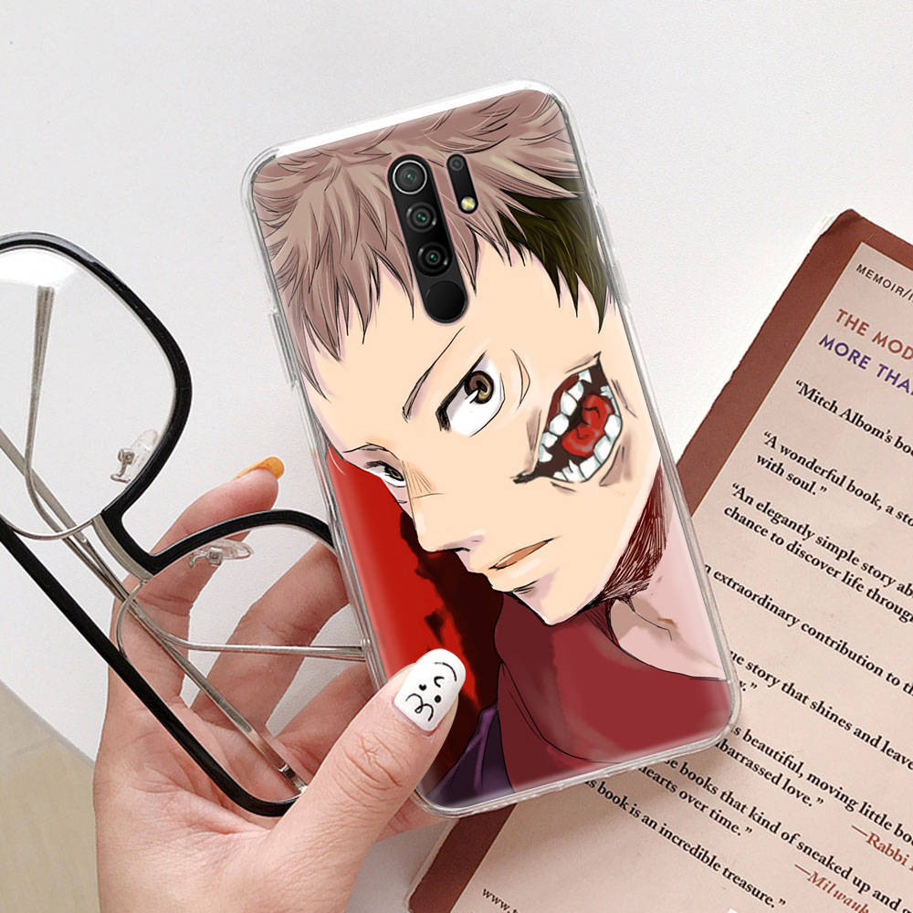 Чехол DT17Jujutsu Kaisen для Samsung A04 A14 A23 A34 A54 M23 M33 M52 M53 Realme 10 9 C30S C35 C55 VIVO Y02S Y21 Y33S Y51 X80 Pro Прозрачный чехол