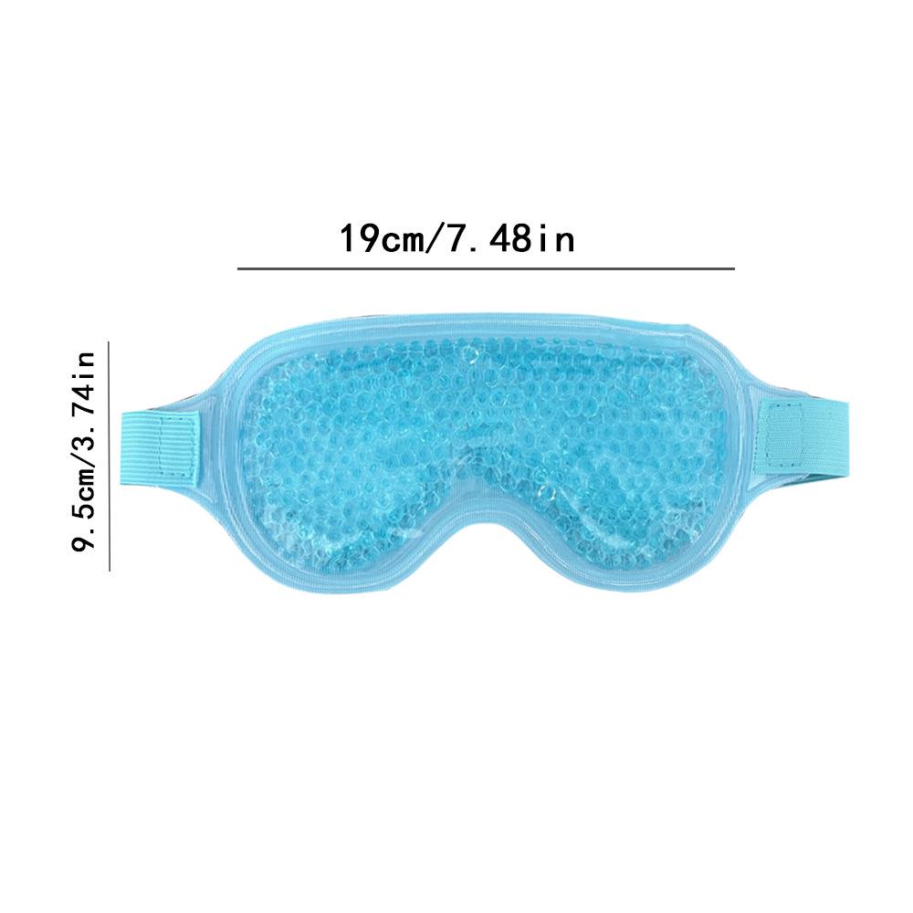 Summer Gel Bead Eye Mask: Hot & Cold Therapy for Sleep and Travel