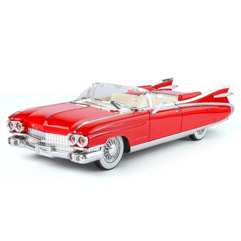 1:24 simulation Cadillac El Dorado 1959 alloy car model convertible supercar has simulated sound and lighting functions