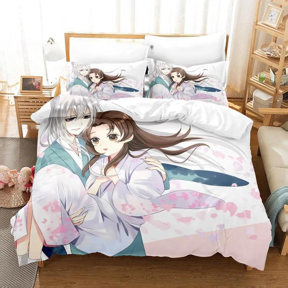 Новый набор постельного белья Kamisama Kiss Tomoe Односпальный Полуторный Двуспальный Кинг-сайз Комплект для кровати Взрослый Детский Спальня Комплекты пододеяльников 3D-принт Аниме