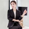 Маленький пиджак, женский весенне-летний однотонный модный верхний костюм, тонкий топ, солнцезащитная рубашка