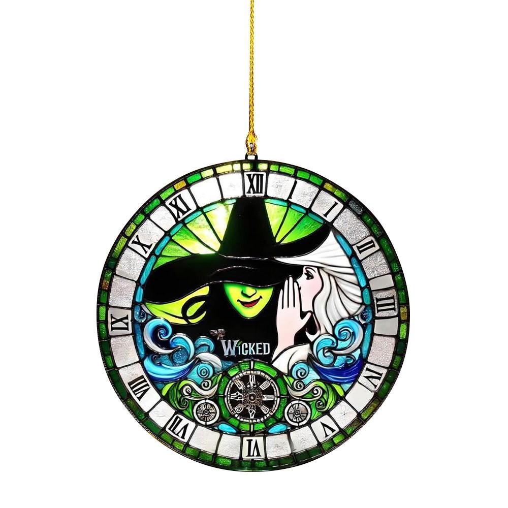 Ведьма Плохая Ведьма Акриловое Украшение Украшения Подарки Для Фанатов Для Женщин Бросающих Вызов Ведьме Зеленая Ведьма Идет С Зеленым