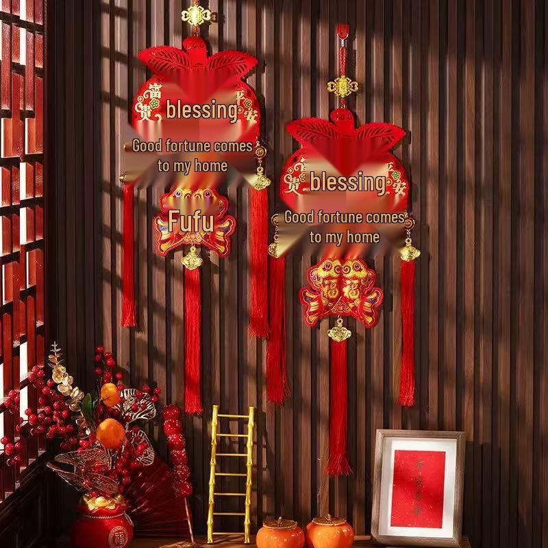 2026 Год Лошади Бестселлер 3D Китайский узел Подвесное украшение для дома для мира и благословений