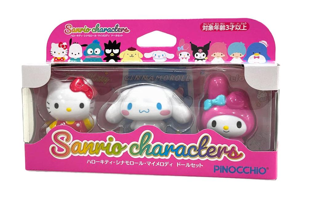 SanrioCharacters Hello Kitty Cinnamoroll My Melody Кукольный набор