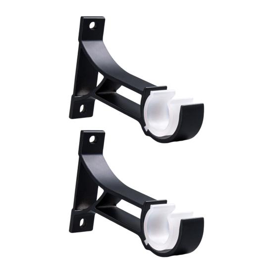 2 Curtain Curtain Rod Holder for Pcs Rod Holder Wall or