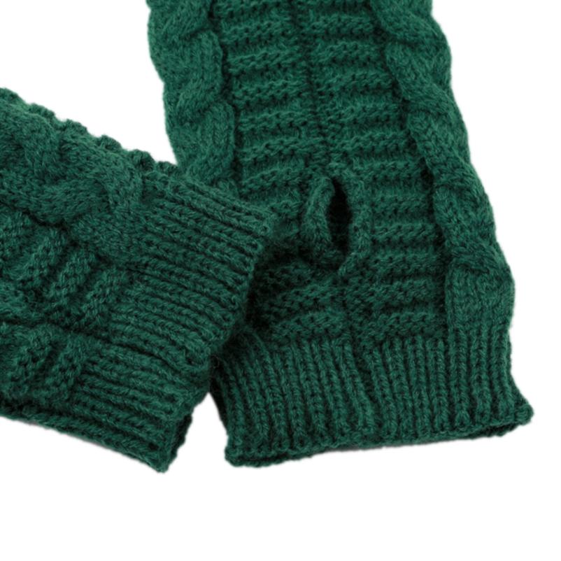 Женские осенние модные вязаные зимние перчатки без пальцев с длинными рукавами, удобные для работы и учебы