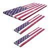 Picnic Table Cover Set American Flag Fitted Table Cover with 2 Bench Covers Waterproof Windproof Tablecloth with Elastic Edges for Outdoor Camping