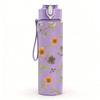 1PC Vintage Botanical Floral 750ml Color Plastic Sports Water Bottle Leakproof Flip Straw Lid Suitable for Sports Office Home Use