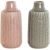 Vase - HOME ESPRIT - Multicolore - Porcelaine - 15 X 15 X 31 Cm - Lot De 2