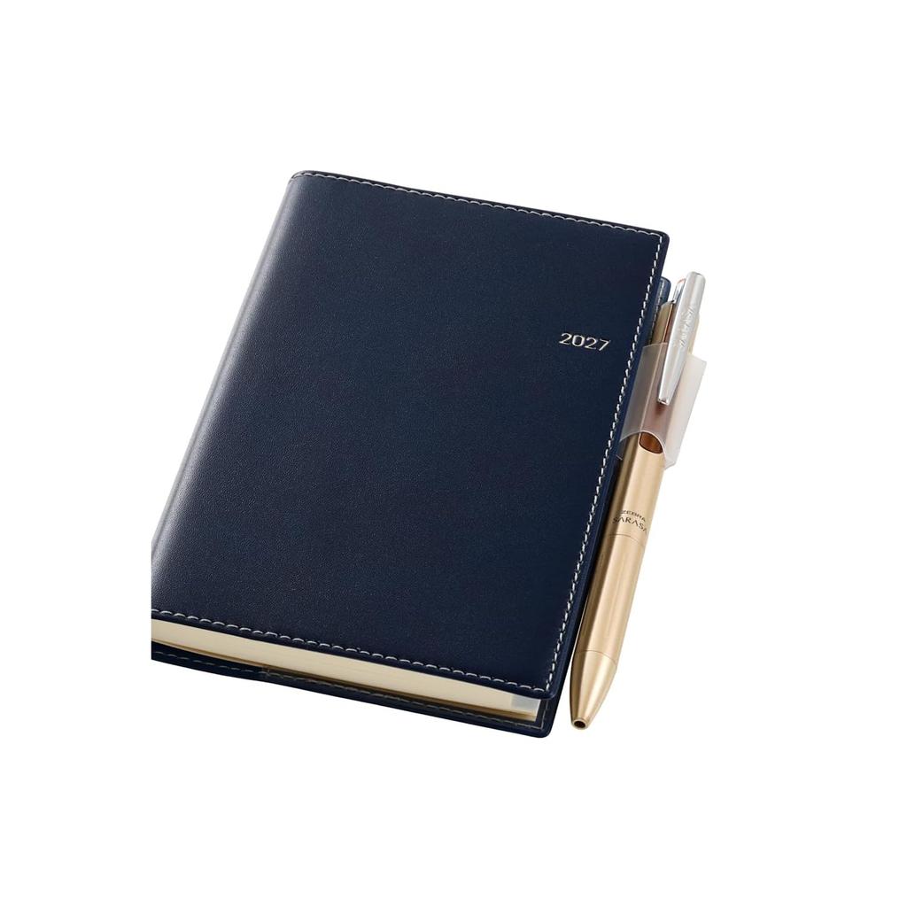 Planner JMAM NOLTY Weekly Pocket Casual 1 2027 Monthly Block Weekly Left Monday Start Dec 2026 Start - Navy