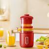 Портативная соковыжималка большого калибра, экстрактор апельсина и лимона, отделение шлака, автоматическое спиральное замешивание, медленный выталкиватель, перезаряжаемый