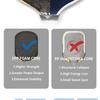 Carbon Fiber Pickleball Paddle With Sandblasted Surface Blue Color 16mm Core EPP Foam Lightweight Performance