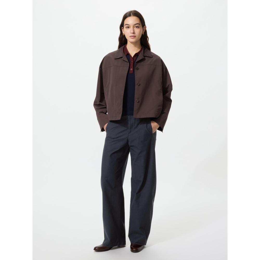 Uniqlo Японская короткая куртка с открытым воротником