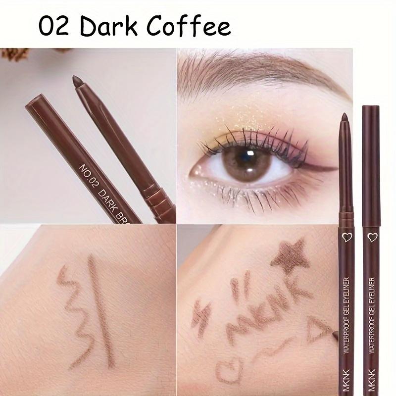 6 Colors of Smooth Waterproof Eyeliner, Automatically Retractable, Long-lasting and Smooth, Charming Eye Makeup