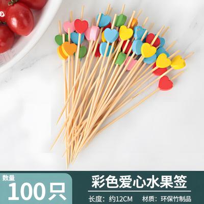 ZISIZ Одноразовые бамбуковые шпажки для фруктов
