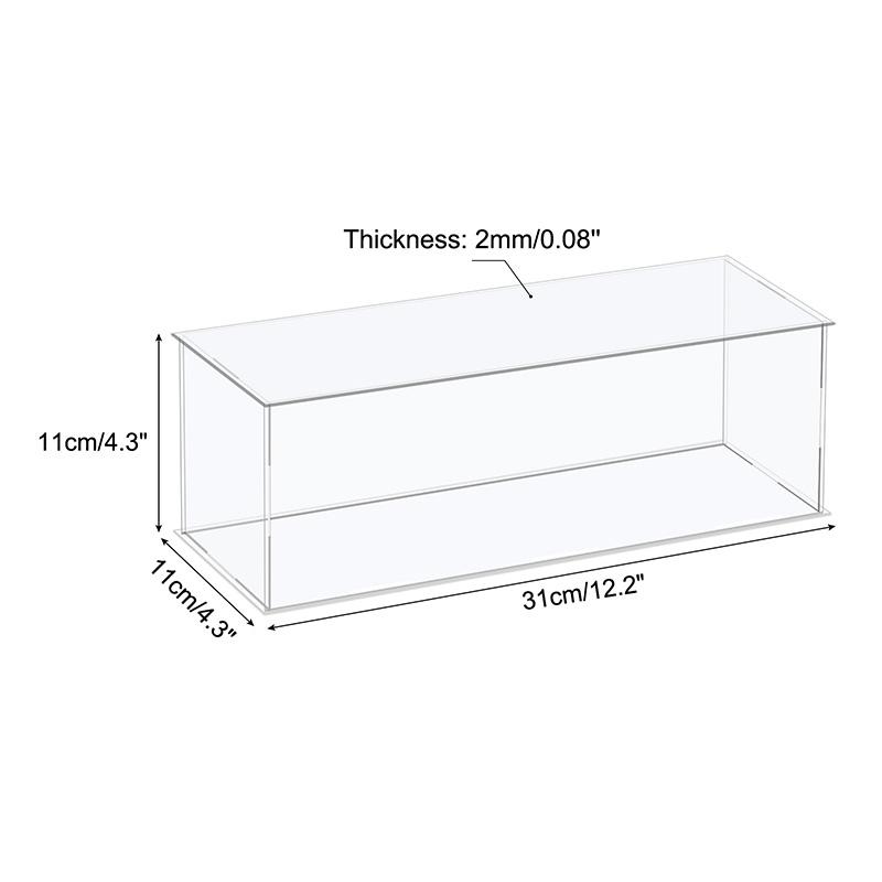 Акриловая витрина 41 размера для коллекционных предметов Сборная Прозрачная Защитная Витрина Куб Коробка для хранения Пыленепроницаемая Выставка Организация Игрушек